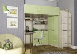 Мебель для детской Бемби-3 МДФ зеленый